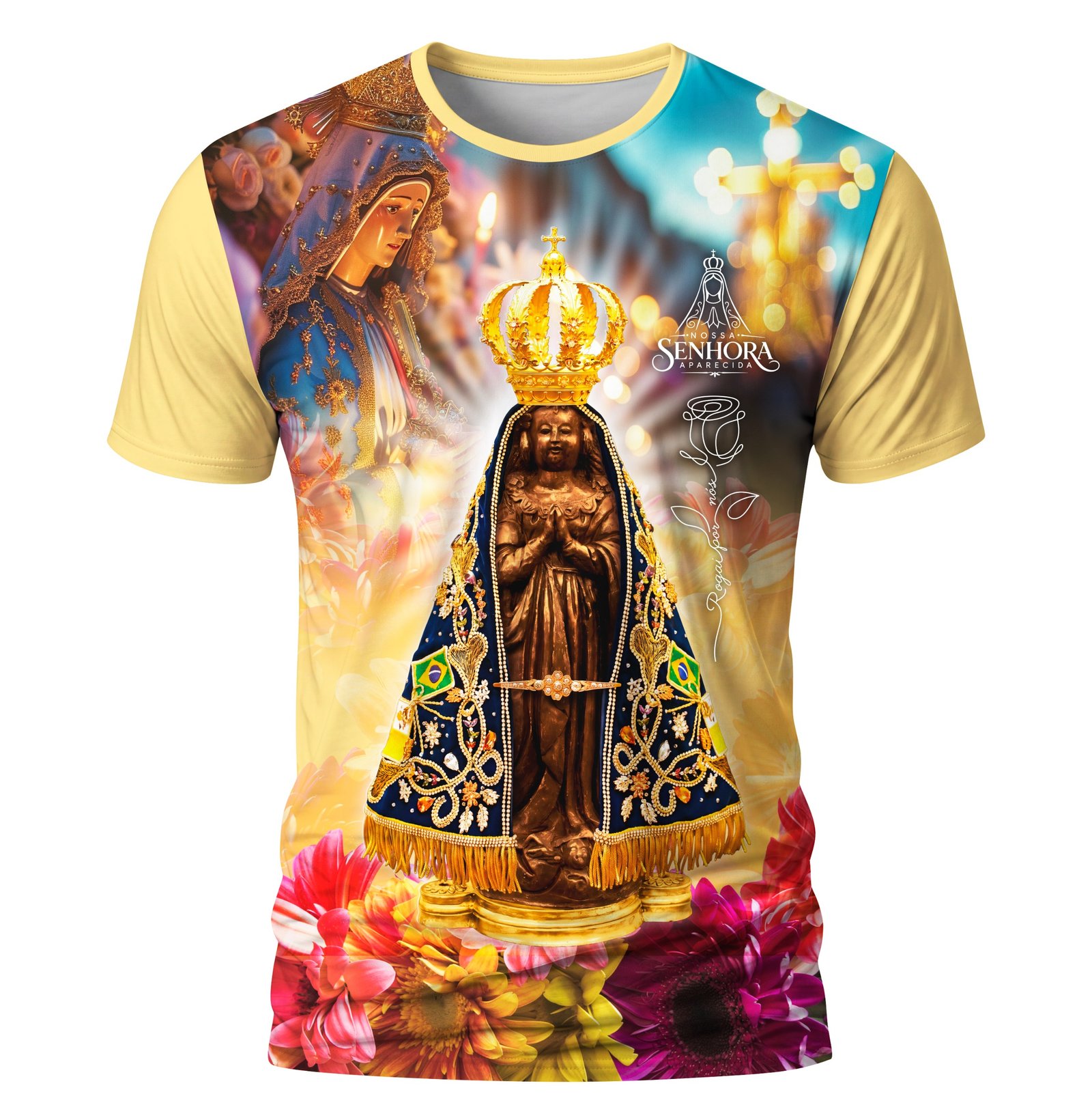 Arte: Nossa Senhora Aparecida 01 – Arte Católica para Sublimação