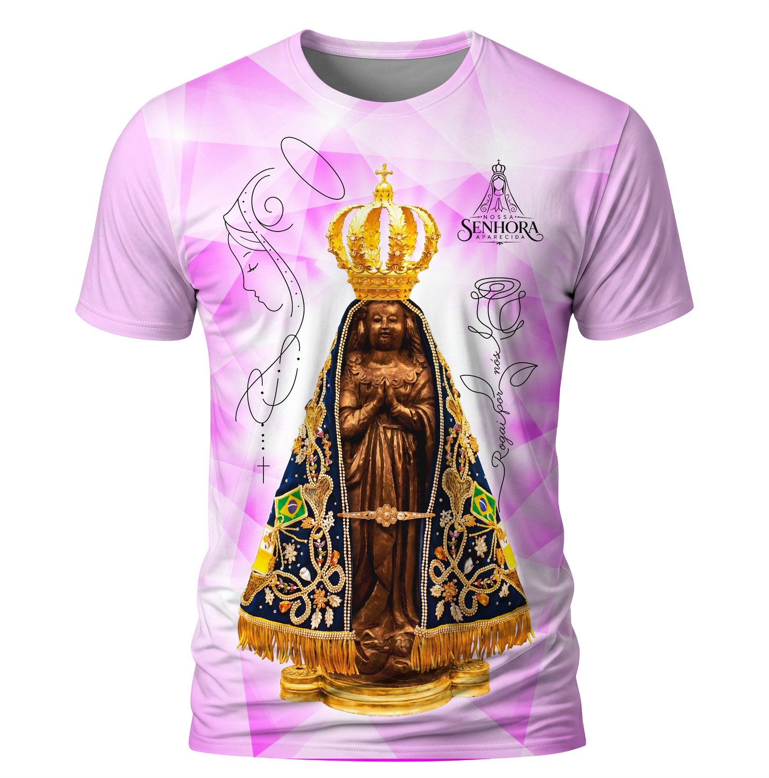 Arte: Nossa Senhora Aparecida 03 – Arte Católica para Sublimação