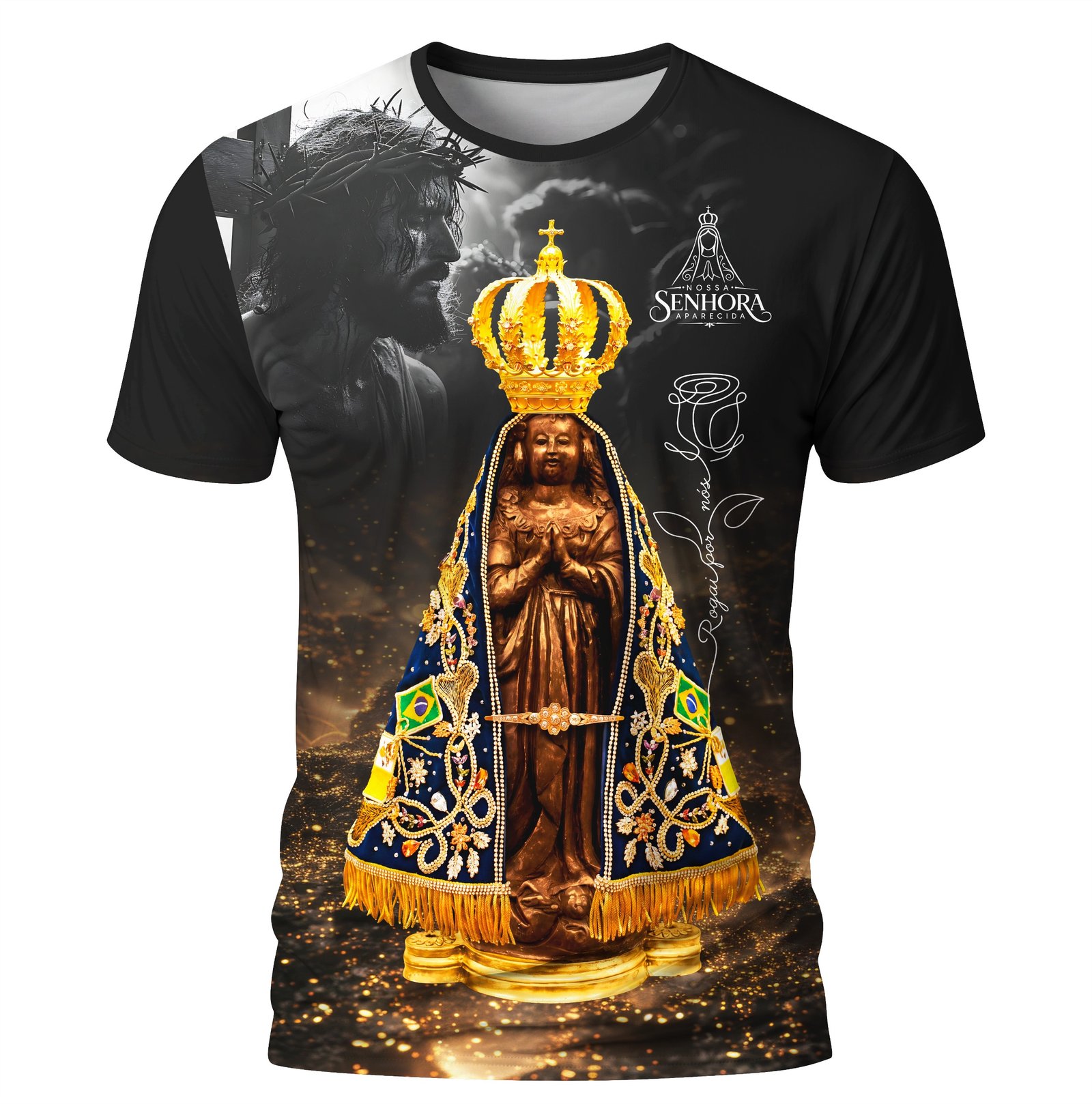 Arte: Nossa Senhora Aparecida 05 – Arte Católica para Sublimação