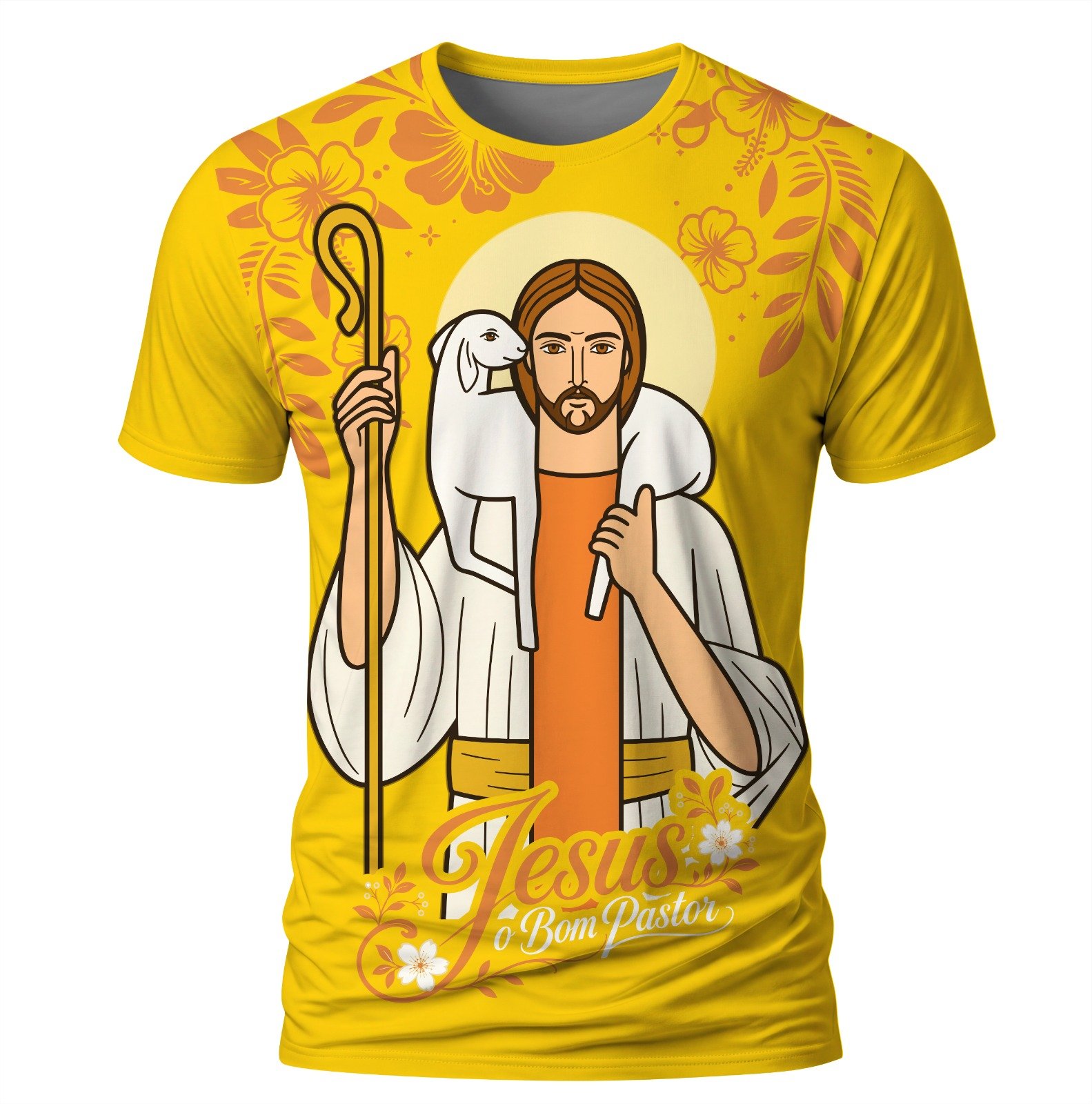 Arte: Jesus o bom Pastor 13 – Arte Católica para Sublimação