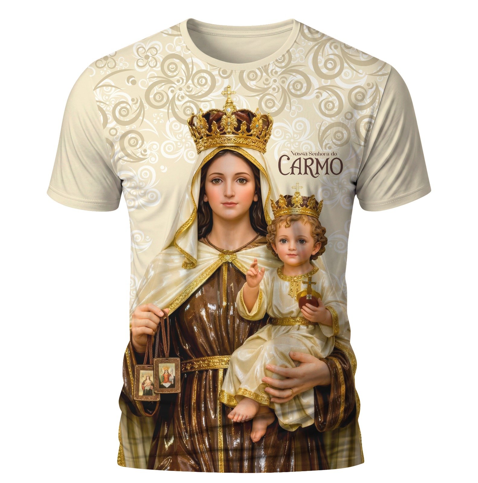 Arte: NOSSA SENHORA DO CARMO 01 – ARTE CATÓLICA PARA SUBLIMAÇÃO