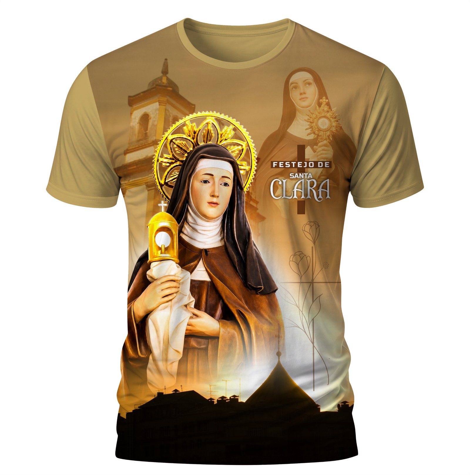Arte: Santa Clara 02 – Arte Católica para Sublimação
